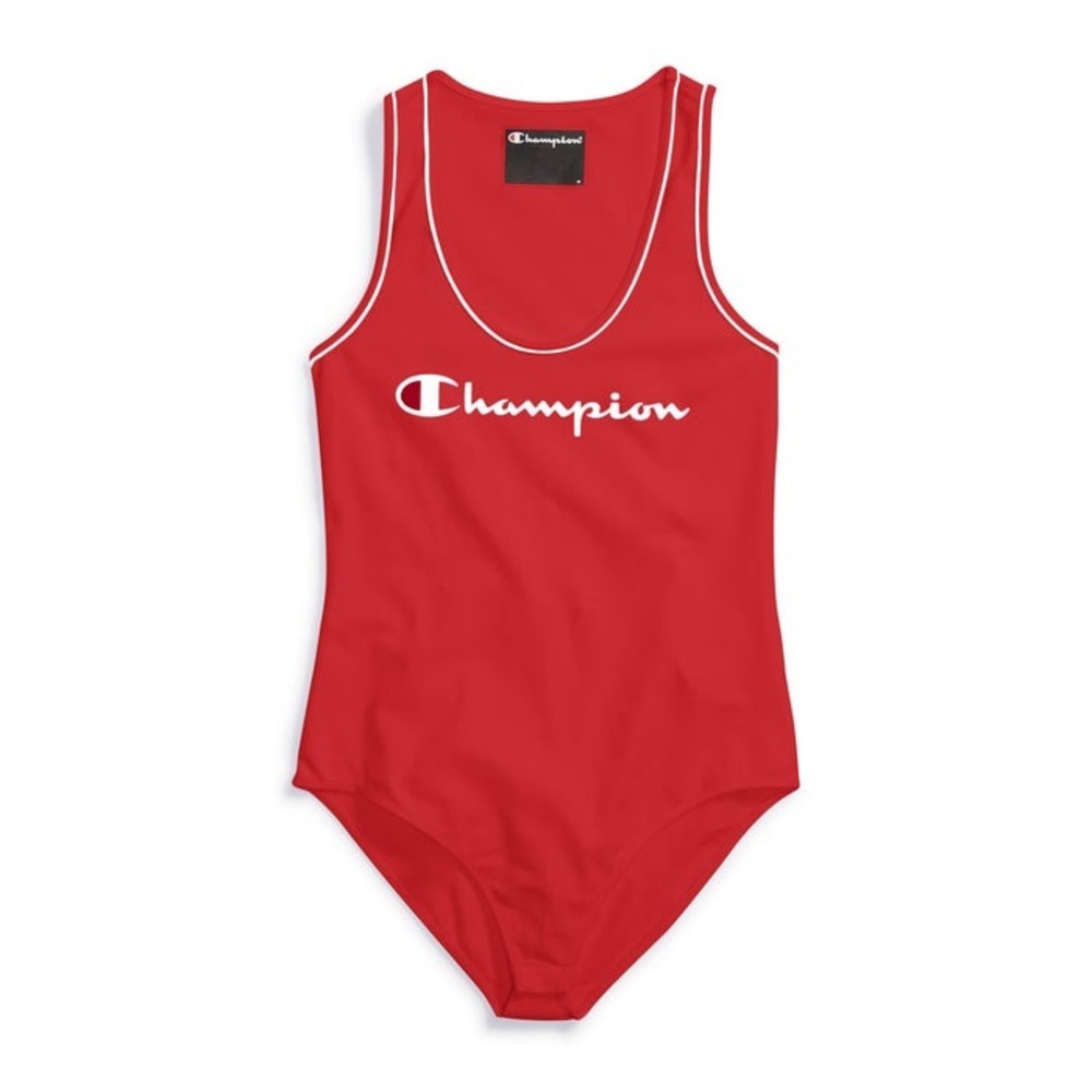 Champion Everyday Tank Top Bodysuit, Script Logo